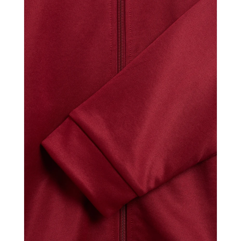 Adidas Burgundy Track Jacket met Side Print Purple Dames