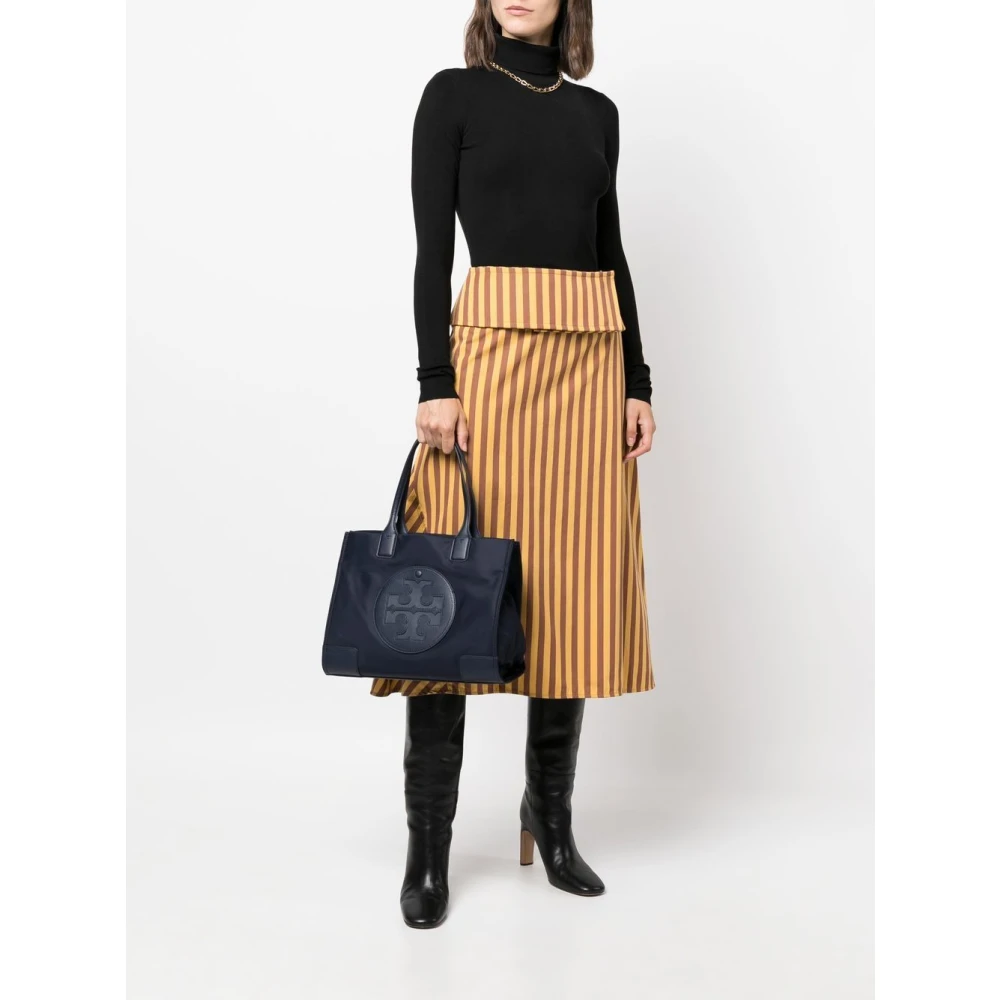 TORY BURCH Marineblauwe Kleine Tote Tas Black Dames