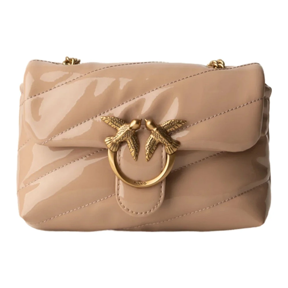 pinko Handtassen in gemengd materiaal Beige Dames