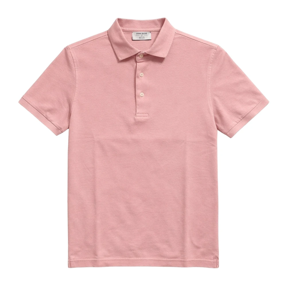 Gran Sasso Uomo Rosa Top, L, New,