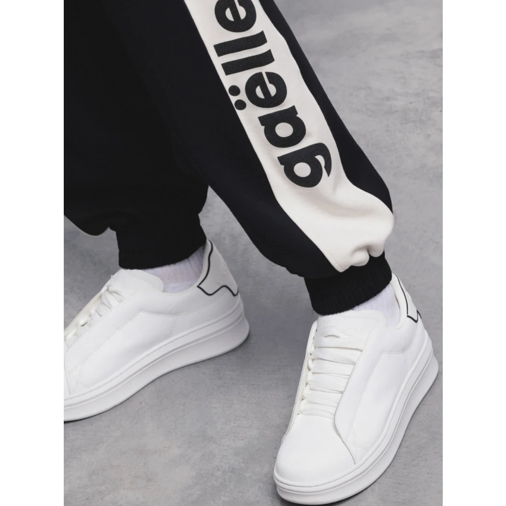 Gaëlle Paris Contrast Inzet Broek Zwart Offwhite Black Dames