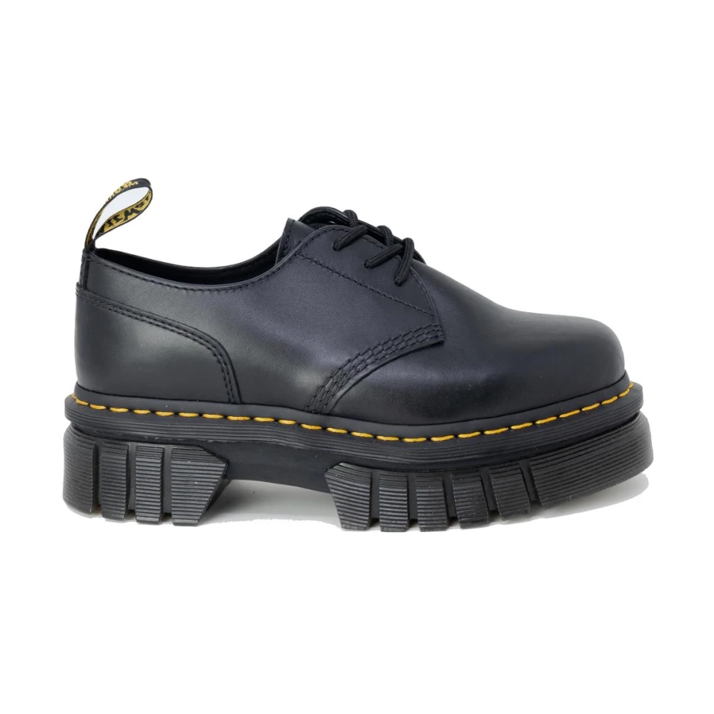 Dr. Martens Svarta Läder Snörskor Kvinnor Black, Dam