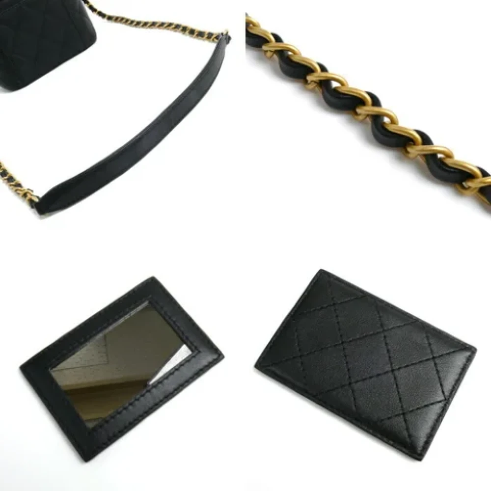 Chanel Vintage Pre-owned Leather chanel-bags Black Dames