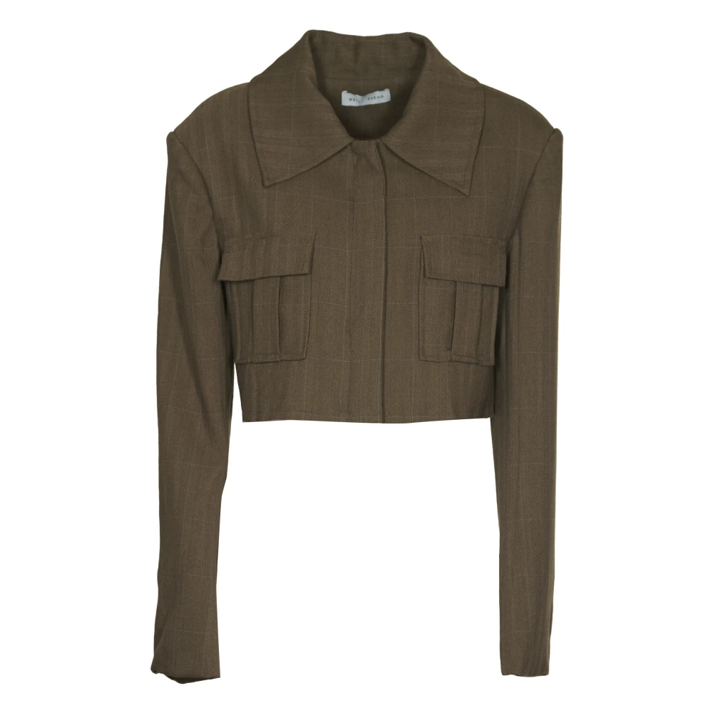 Weili Zheng Stijlvolle Jassen Collectie Green Dames