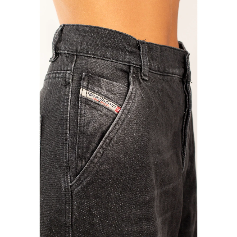 Diesel Cargo Jeans Double Style 02 Black Dames