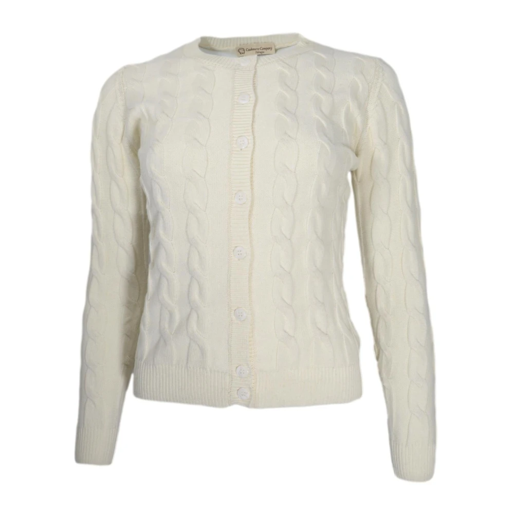 Cashmere Company Gevlochten Vest voor Vrouwen White Dames