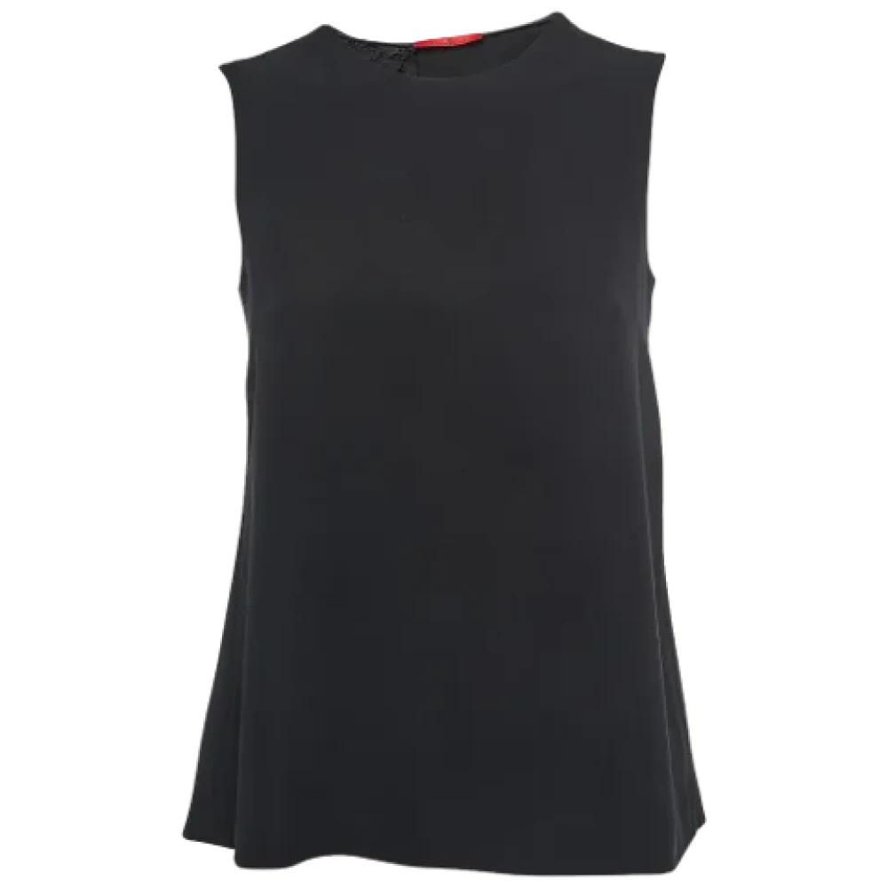 Carolina Herrera Pre-owned Cotton tops Black Dames