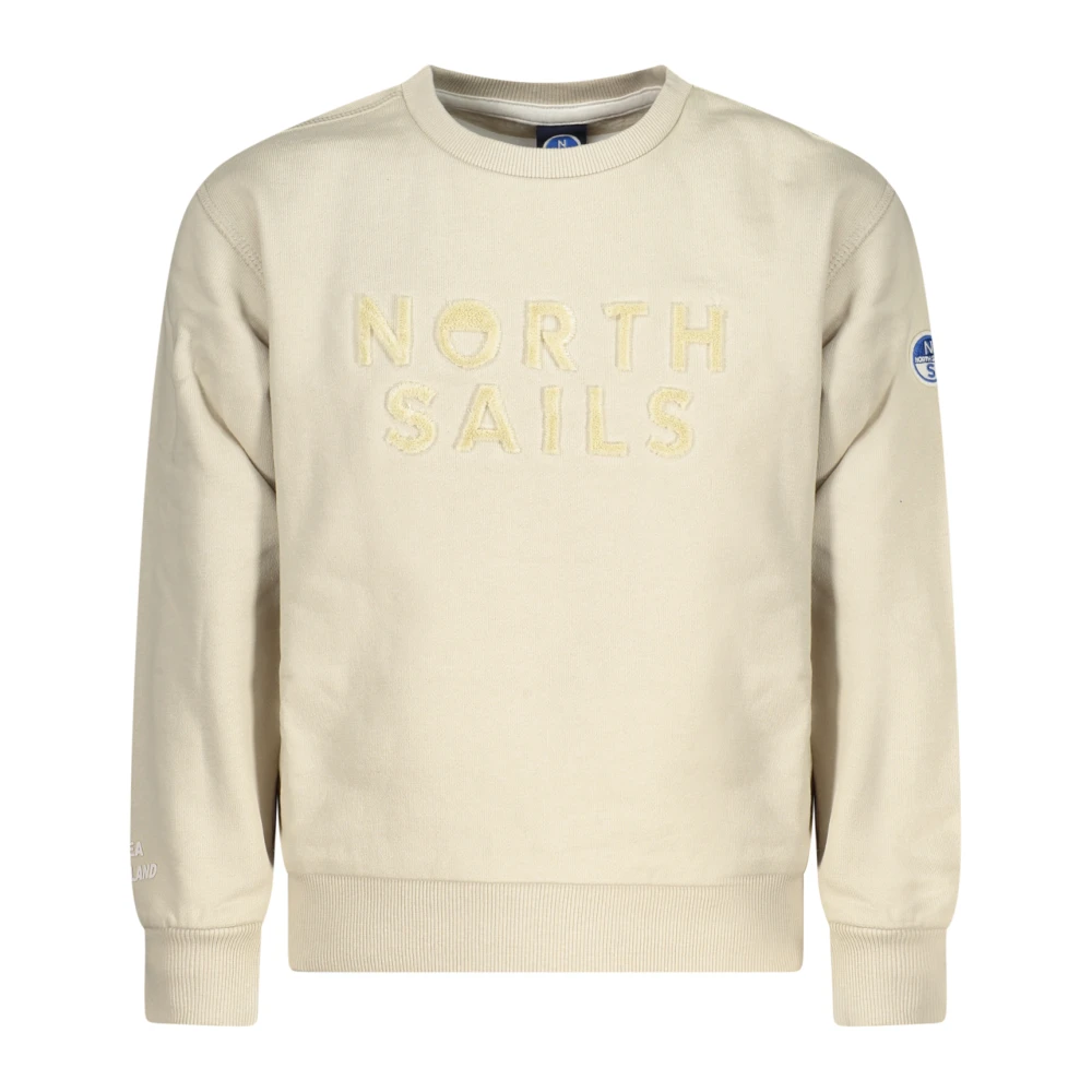 North Sails Ocean Positive Long-Sleeved Sweatshirt - Male - Kids Sweatshirts - Beige - 8 Y - Kids