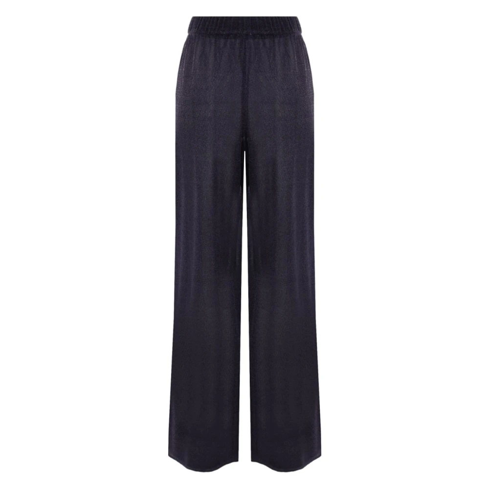 Oseree Nachtblauwe Wijde Pijp Broek Blue Dames