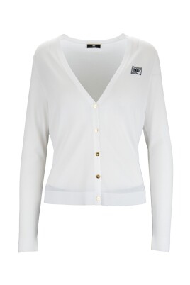 cardigan-boutonne-a-col-en-v