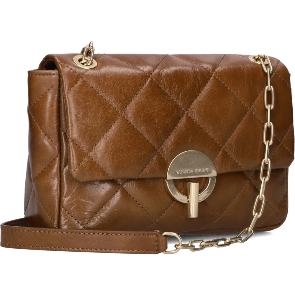 Vanessa Bruno Elegante Grand Moon Schoudertas Brown Dames