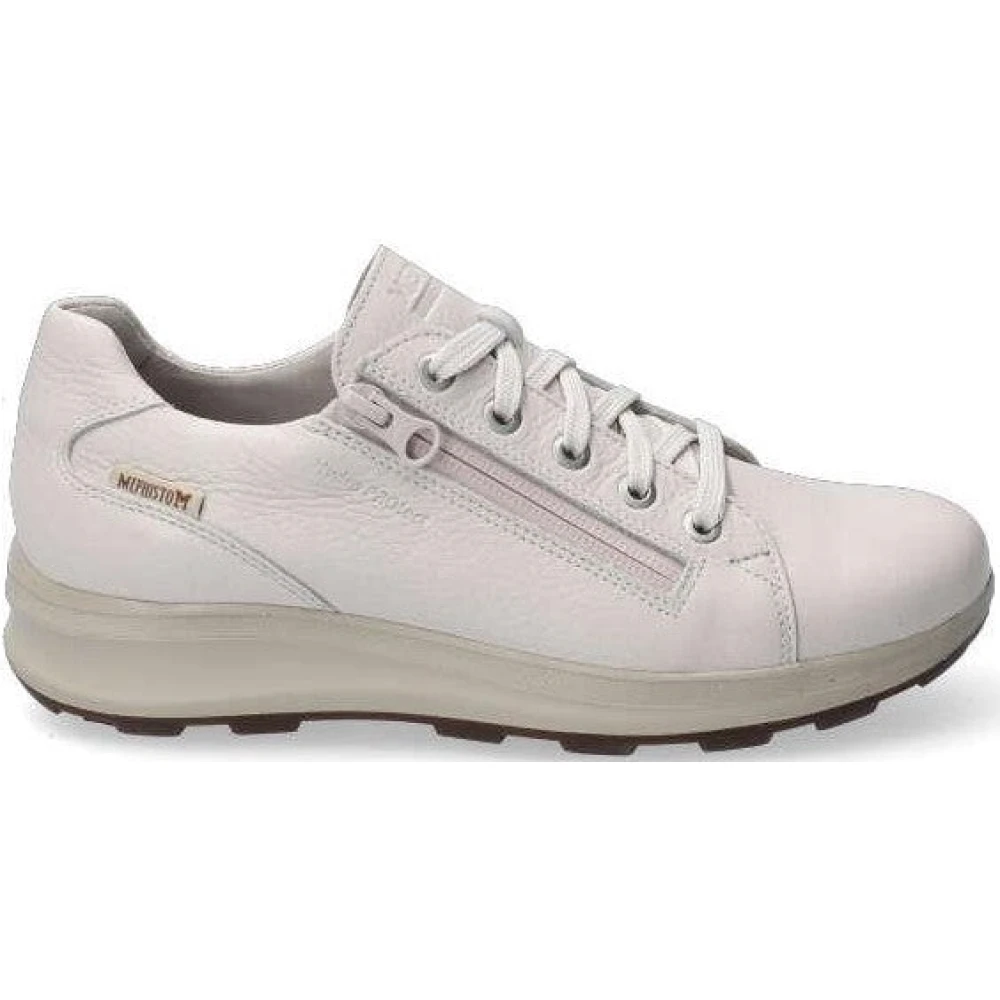 Mephisto Leren veterschoen voor vrouwen Dames Schoenen Wit