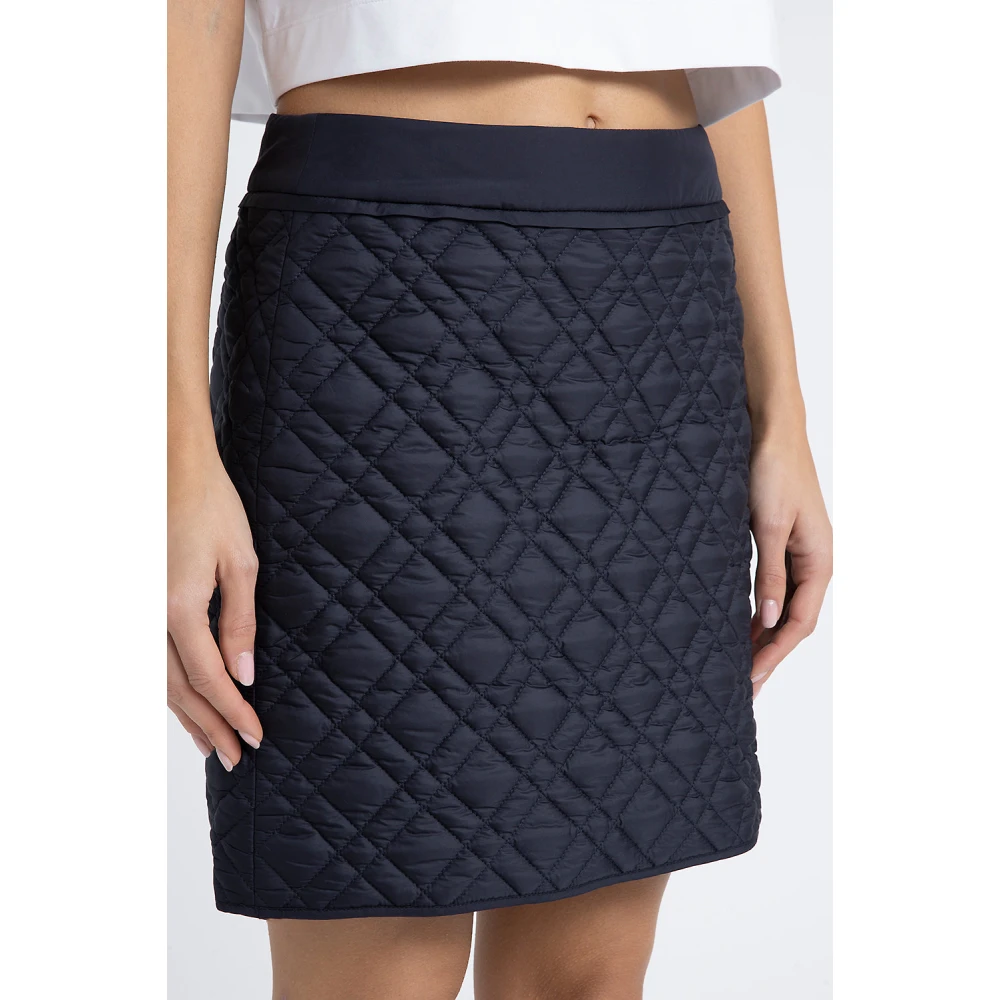 PESERICO Drupvrije gewatteerde minirok Blue Dames