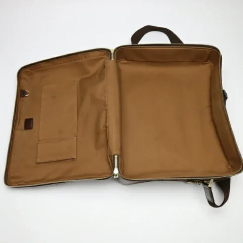 Louis Vuitton Vintage Pre-owned Canvas shoulder-bags Brown Dames