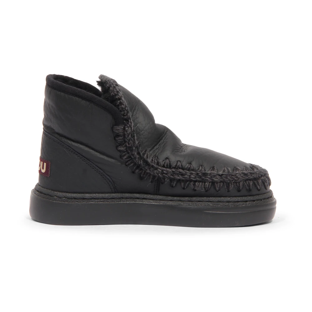 Mou Women's Black Winter Boots,, Eskimo Sneaker Bold Size 7 Uk