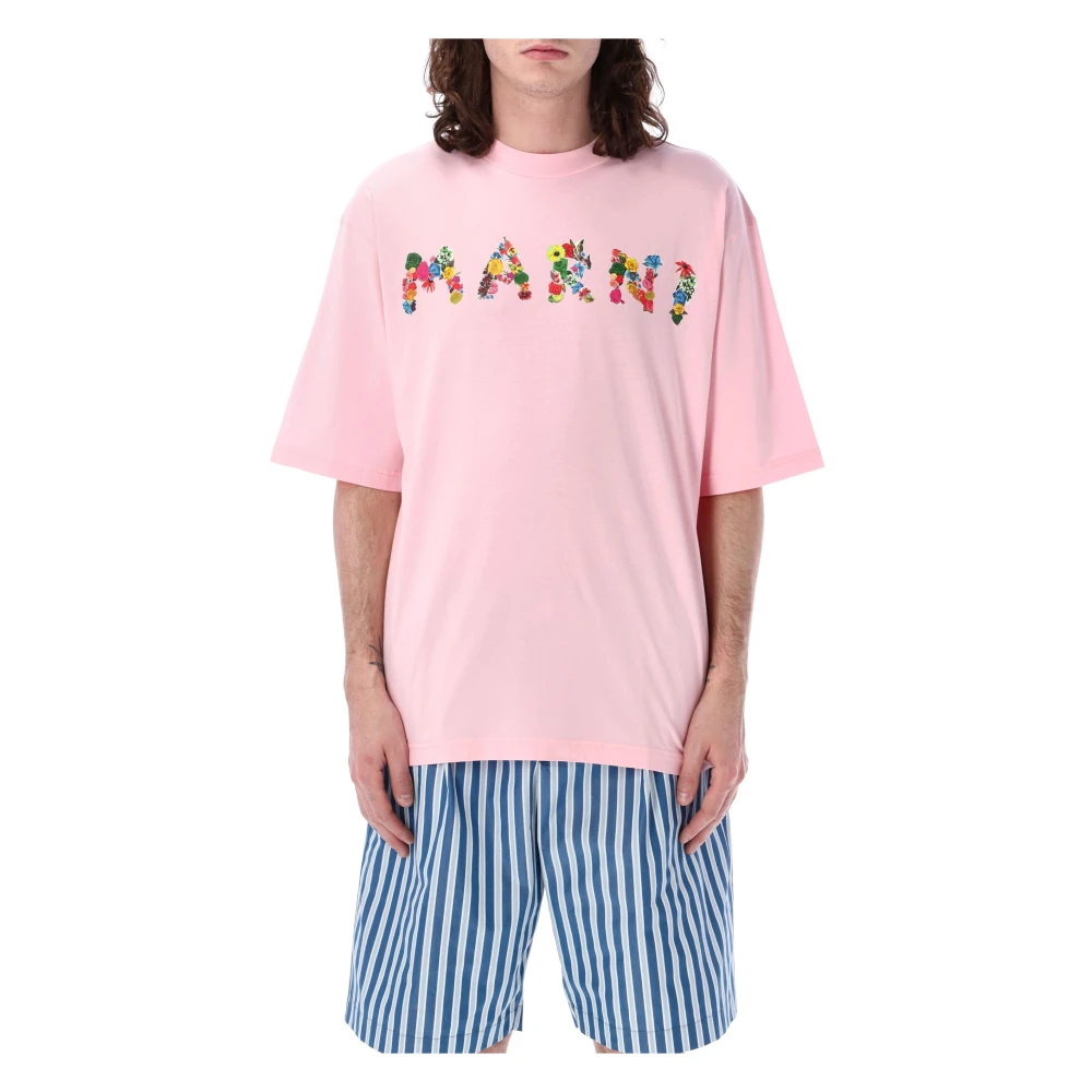 Marni T-Shirts Pink Heren