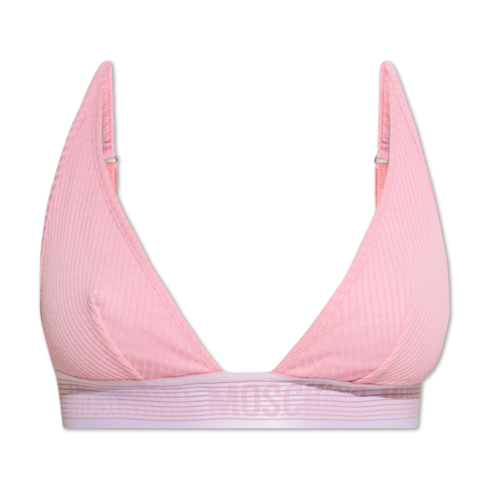 Moschino Beha met logo Pink Dames