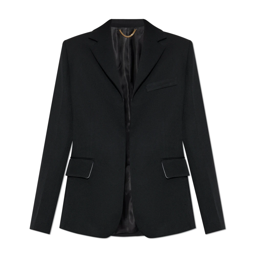 Victoria Beckham Women's Black Single-Vent Back Blazer - Blazers - Xs - Jackets