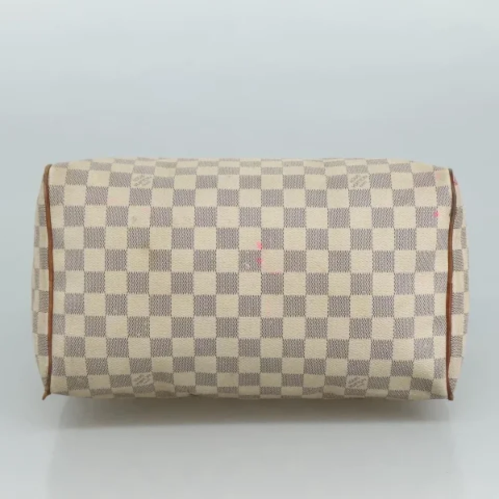 Louis Vuitton Vintage Pre-owned Canvas handbags White Dames