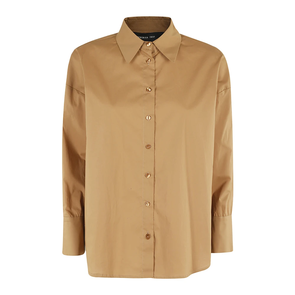 Federica Tosi Modieuze Blouse Brown Dames