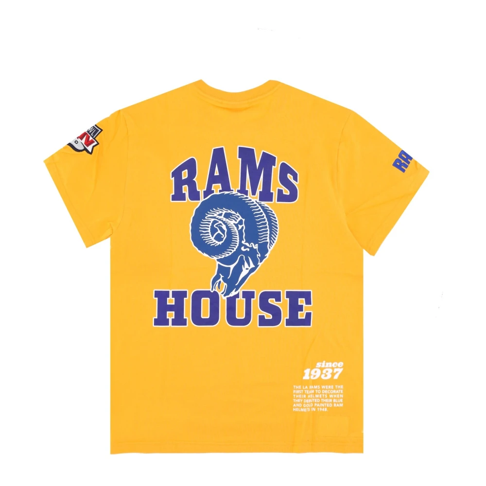 Mitchell & Ness Losram Gouden T-shirt Yellow Heren