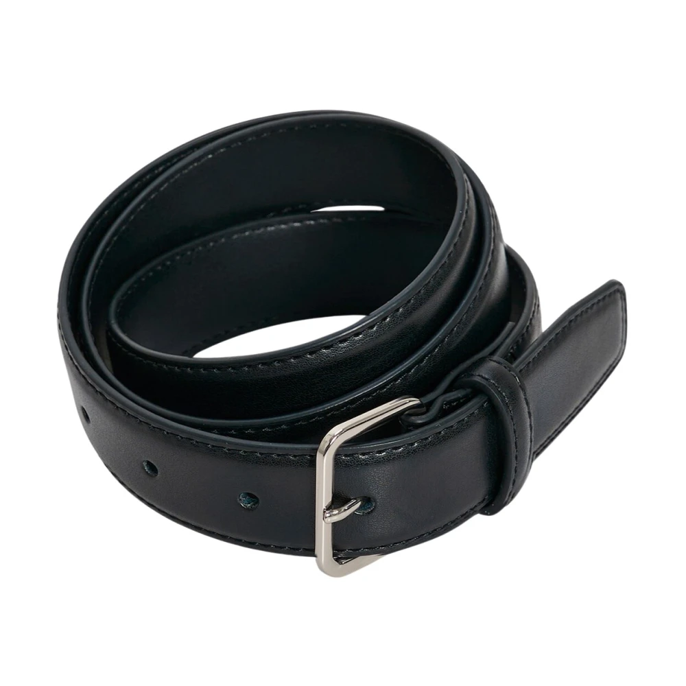 InWear Smalle Zwarte Leren Riem Accessoire Black Dames