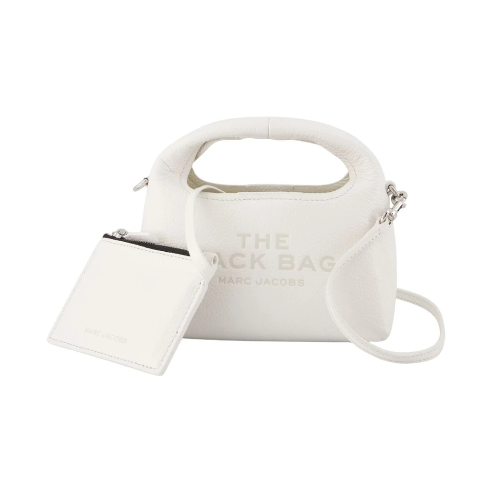 Marc Jacobs Donna Bianco Micro Borsa A Sacca A Tracolla