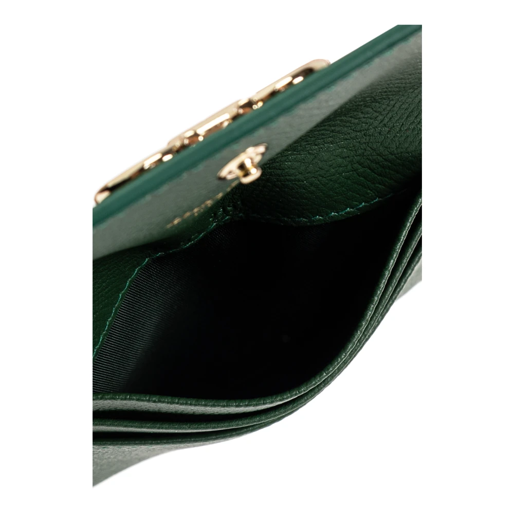 Salvatore Ferragamo Leren kaarthouder Green Dames