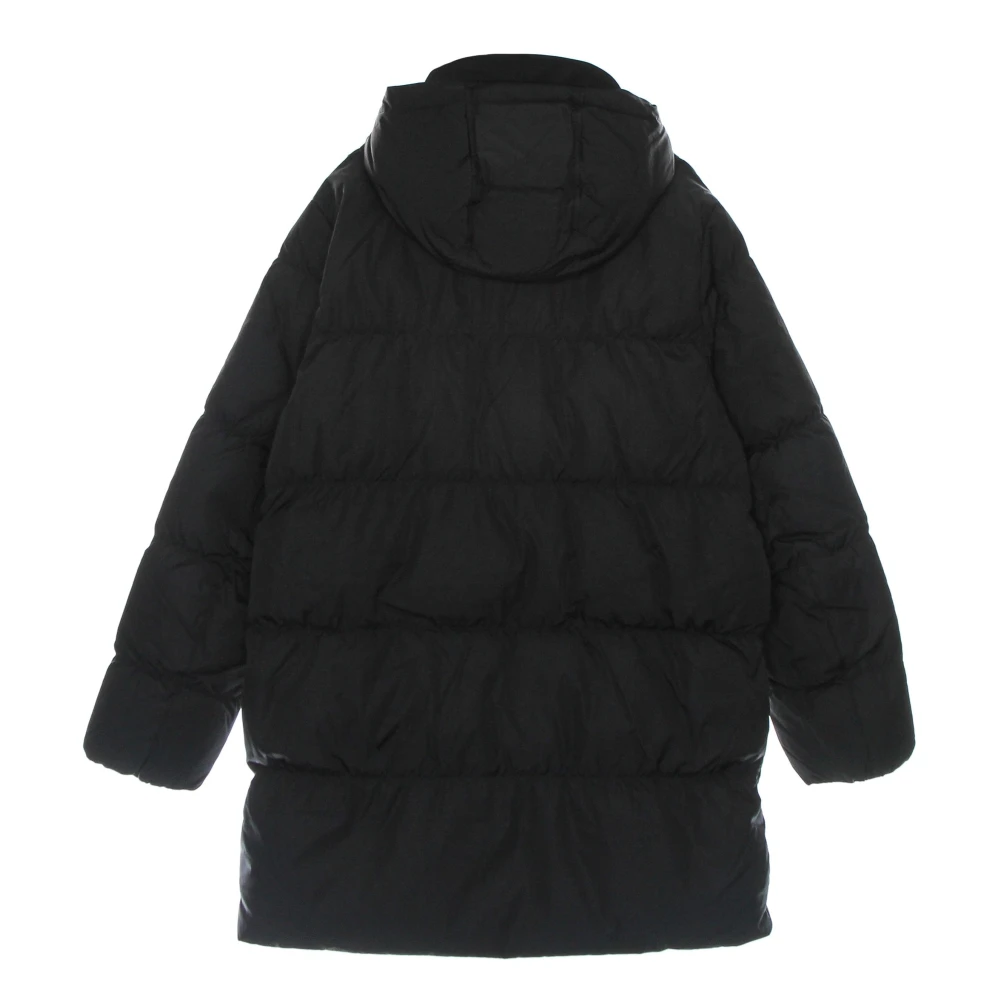 Jordan Waterafstotende Dons Parka met Capuchon Black Heren