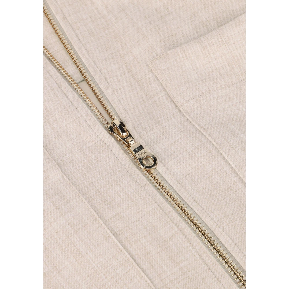 MOS MOSH Elegante Flair Jas voor Vrouwen Beige Dames