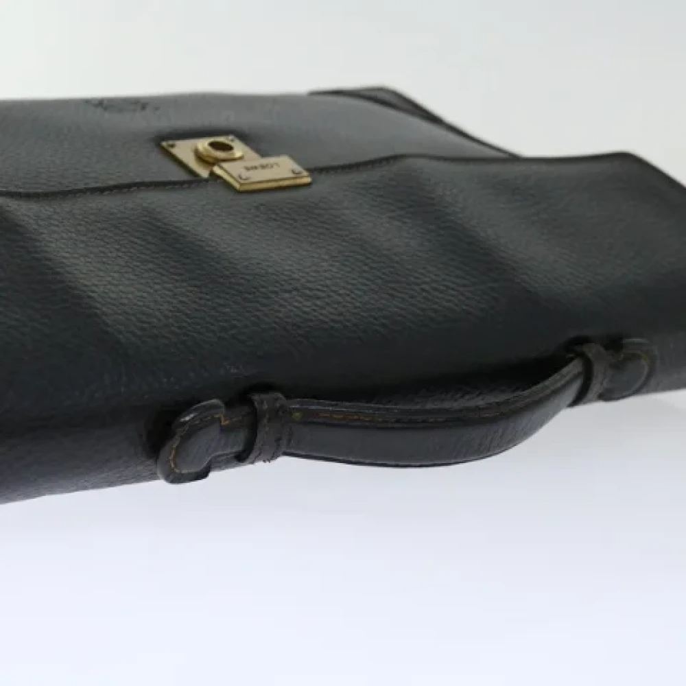 Loewe Pre-owned Leather handbags Black Dames