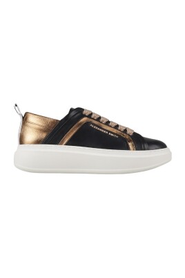 wembley-donna-en-cuir-noir-avec-nervures-laterales-et-talon-bronze