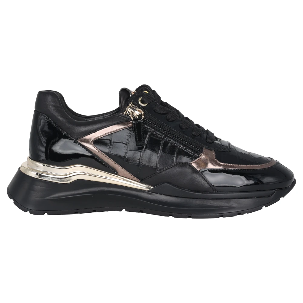 Högl Zwarte Patent Dames Sneaker Dames Schoenen