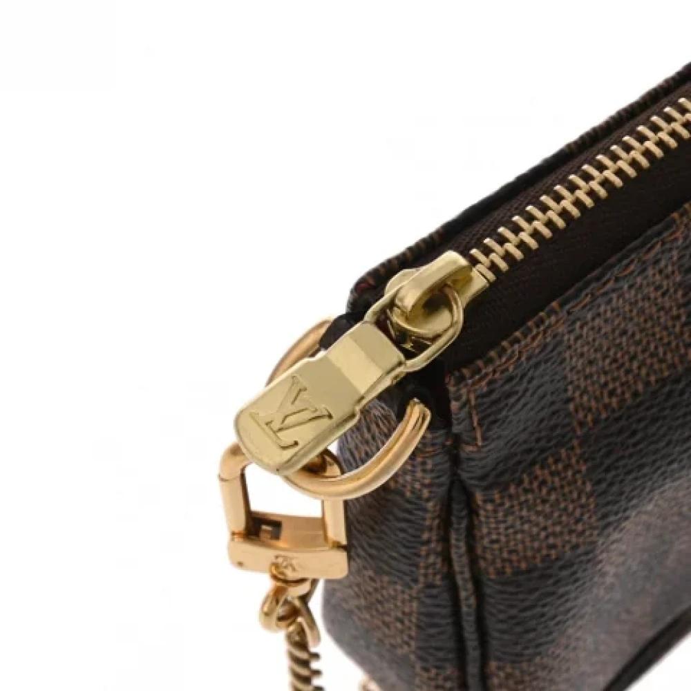 Louis Vuitton Vintage Pre-owned Canvas clutches Brown Dames