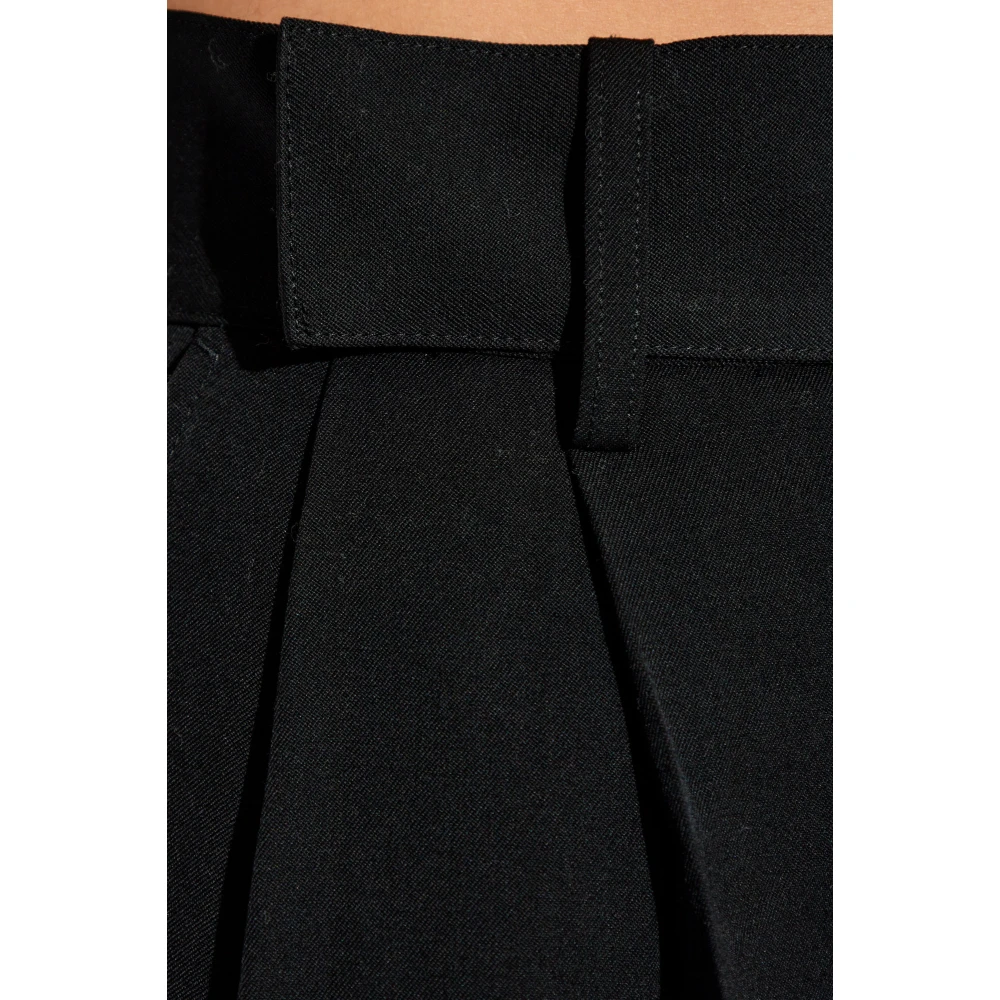 Y-3 Wollen broek Black Dames