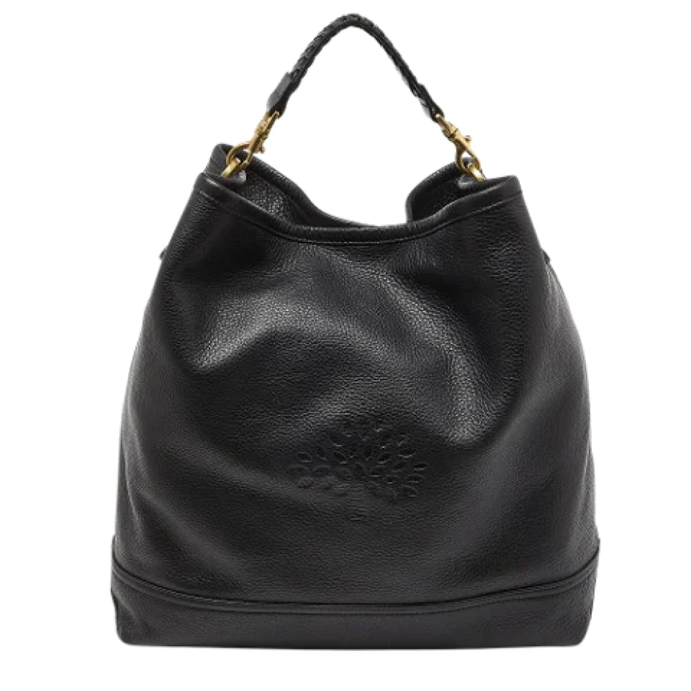 Mulberry Pre-owned Leather handbags Black Dames