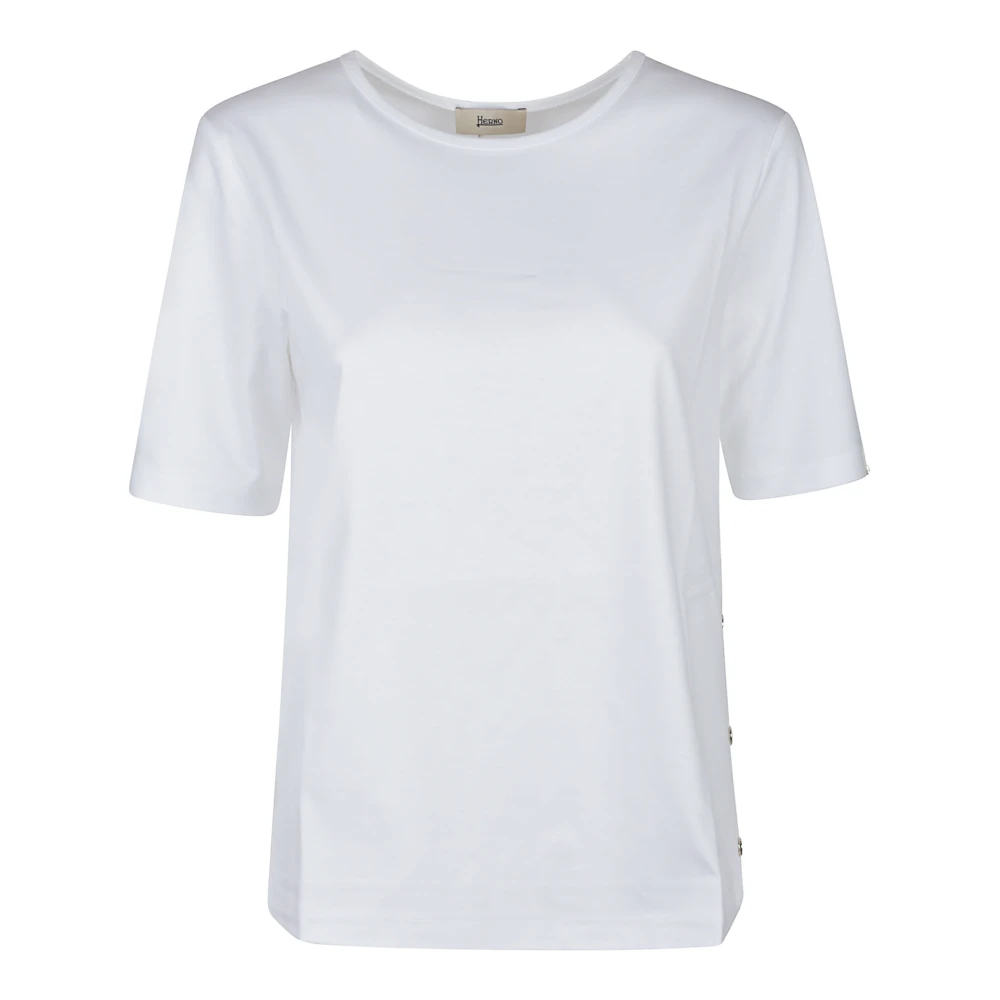 Herno - Tops > T-Shirts - White - Herno - Modalova