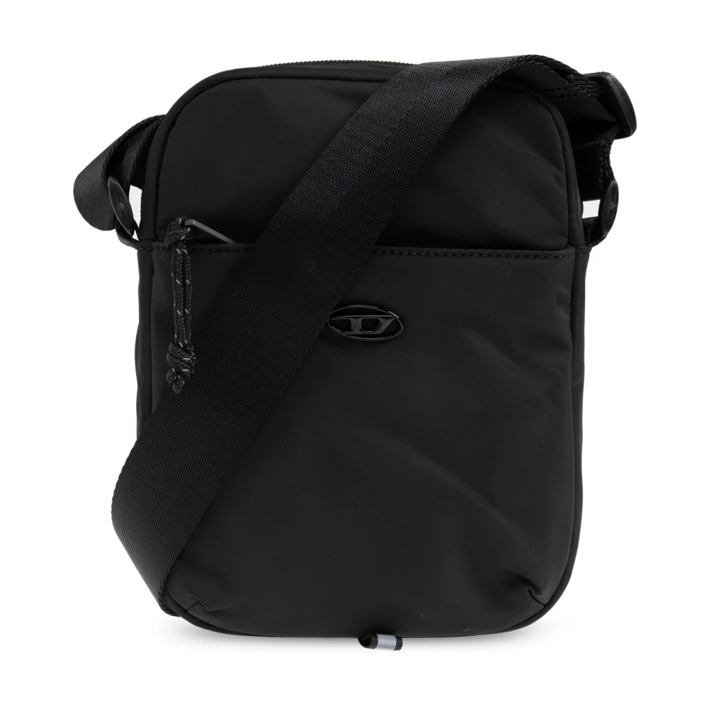 Diesel Kvinno Svart Väskor Dam, One Size, Polyester, Axelväska D-Pack