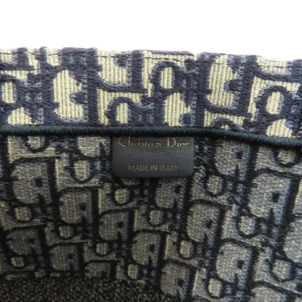 Dior Vintage Pre-owned Canvas totes Blue Dames