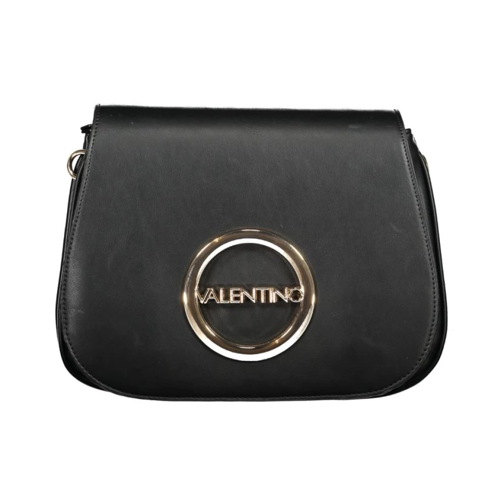 Valentino by Mario Valentino Zwarte Moses Flap Bag Schoudertas Black Dames
