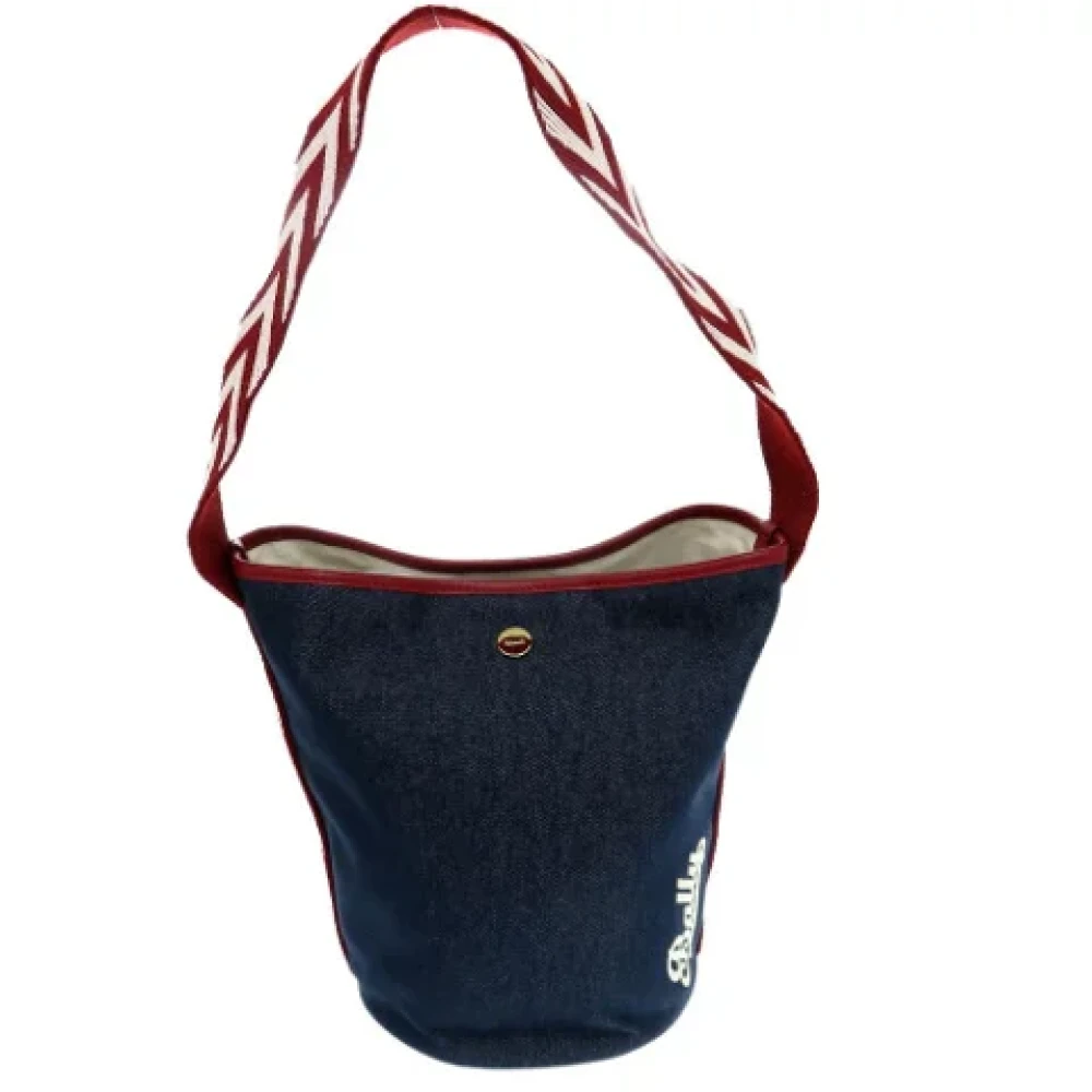 Bally Pre-owned Canvas shoulder-bags Blue Dames