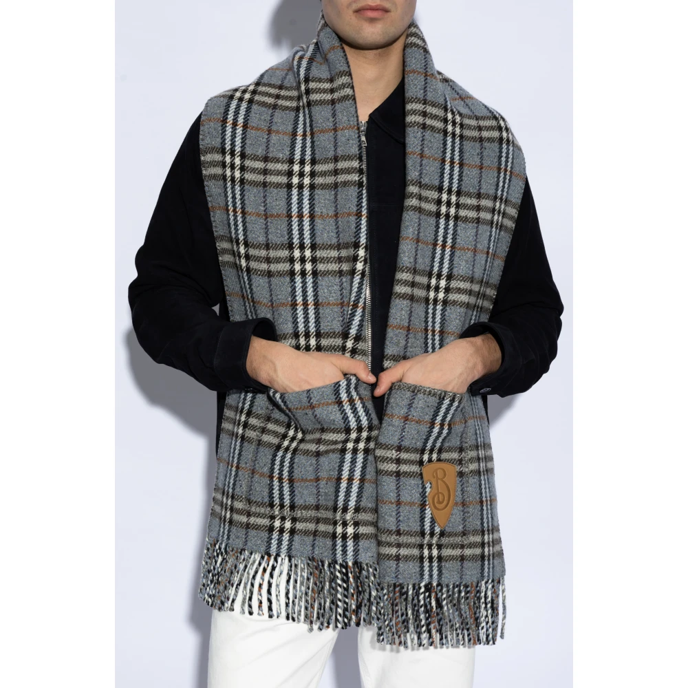 Burberry Sjaal met zakken Blue Unisex
