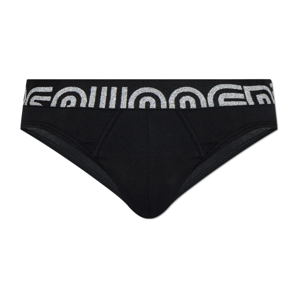 Dsquared2 Uomo Nero - Slip Con Logo - Underwear - S