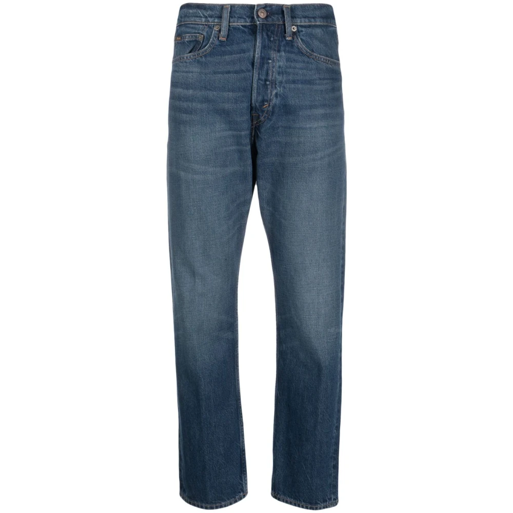 Polo Ralph Lauren Cropped Straight Jeans Blue Dames