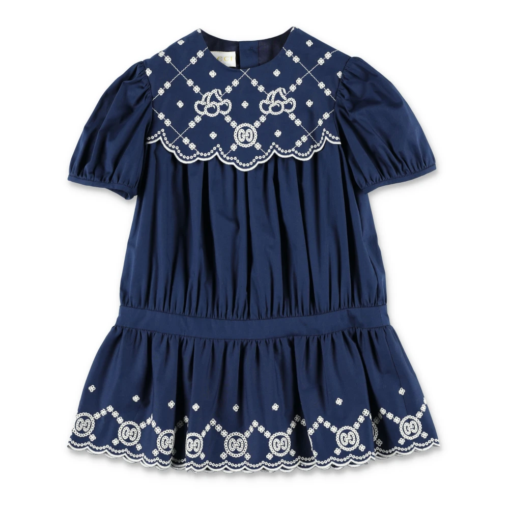 Gucci Macrame Klänning Look 1 Blue, Flicka