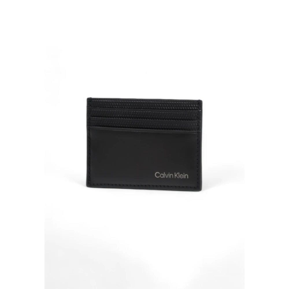 Calvin Klein Herren Portemonnee Herfst Winter Collectie Leer Black Heren