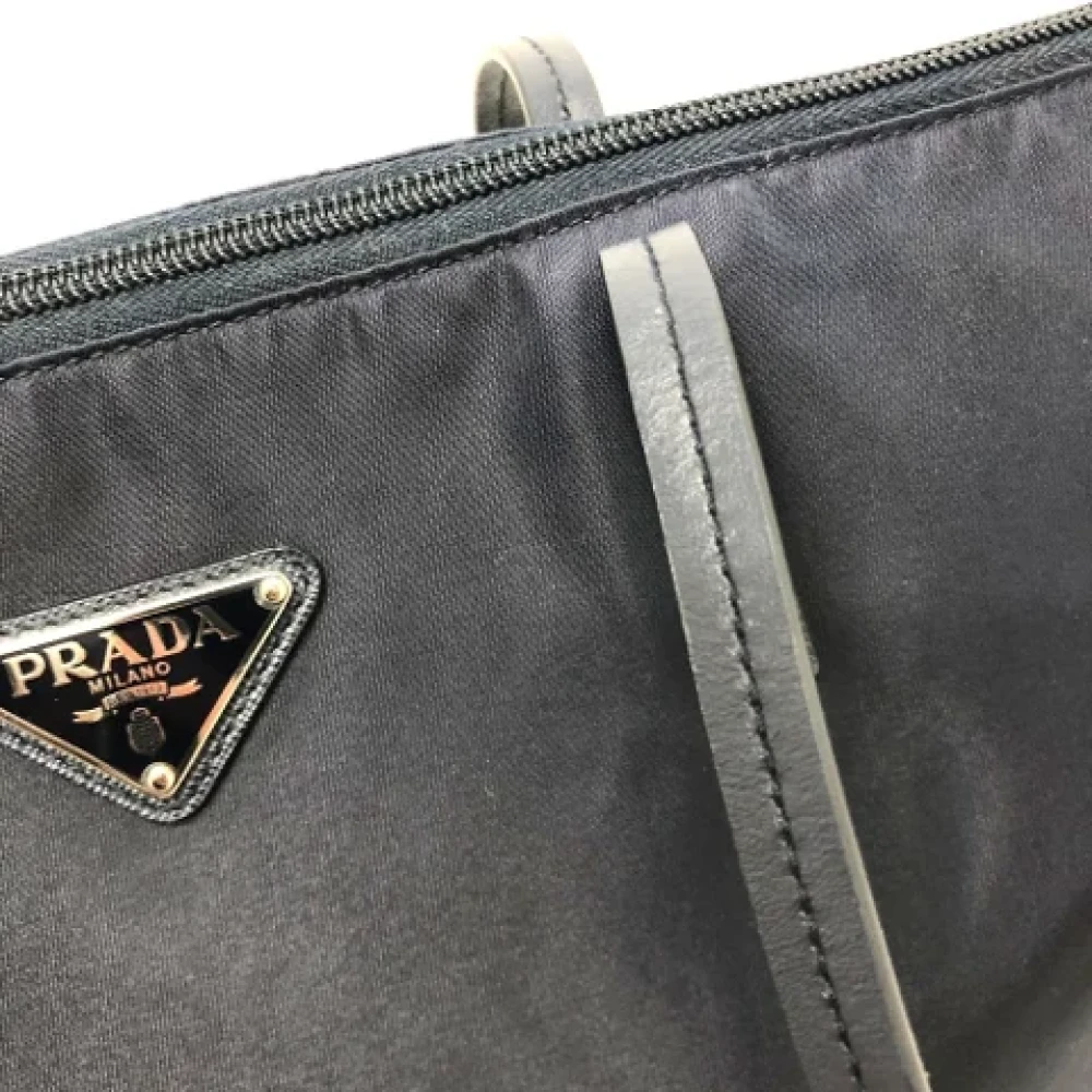 Prada Vintage Pre-owned Fabric prada-bags Blue Dames