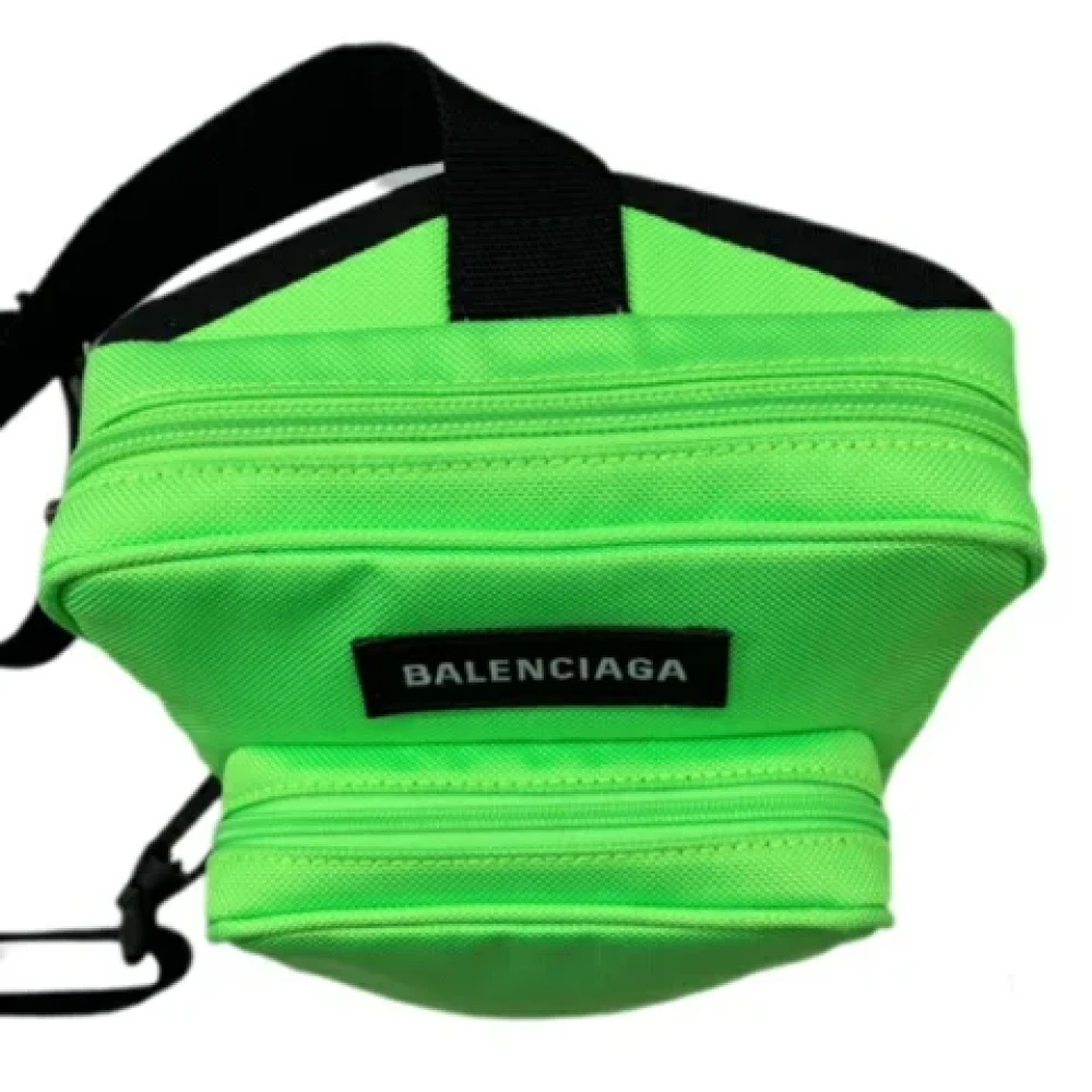 Balenciaga Vintage Pre-owned Fabric backpacks Green Dames
