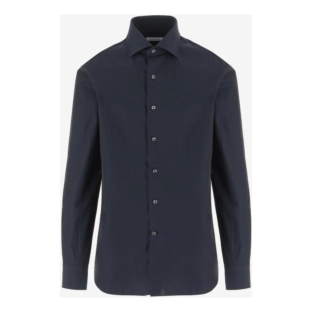 Alessandro Gherardi Men's Blue Formal Shirts, 4XL, Cotton Blend Shirt