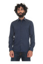 chemise-en-coton-uni-avec-pochette-assortie